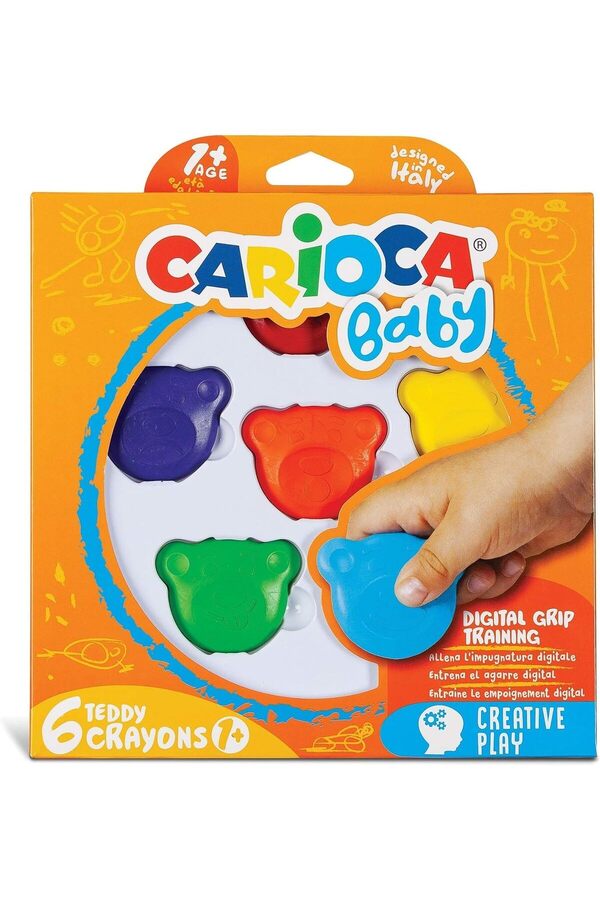 Modashi̇ne Bebek Crayons 6 Li̇ +1 Yaş Modascope 1014773