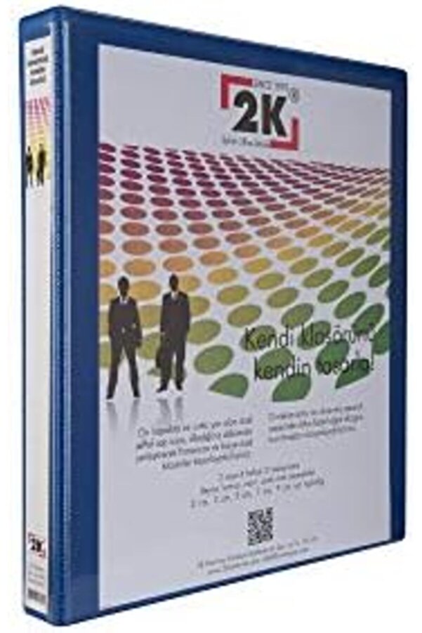 Modashi̇ne 03-2D-M 2 Halka D Mekani̇zmalı Klasör Kutu İçi̇, Mavi̇, 3 Cm, 16 Adet Modascope 1014773