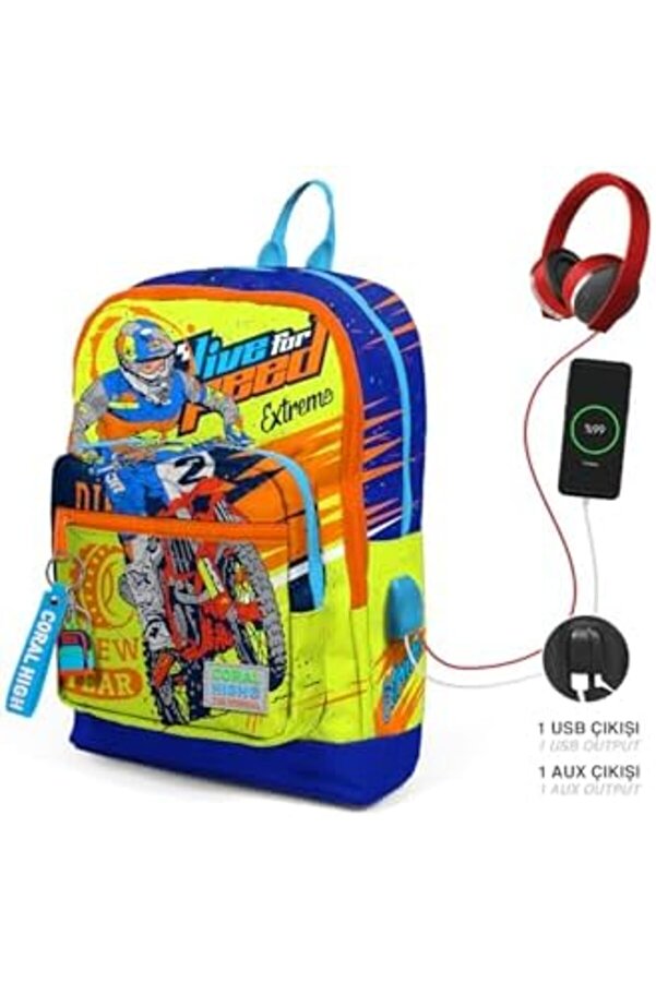 Modashi̇ne Sırt Çanta (Usb Ve Aux Soketli̇) Modascope 1014773