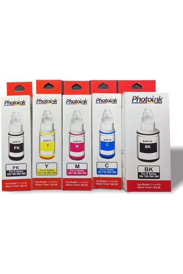 Modashi̇ne 100 Ml Uyumlu Ink, 5 Kartuşlu Yazıcılar Içi̇n Uyumlu 5 Adet Mürekkep Seti̇ ( Akıllı Mürekkep