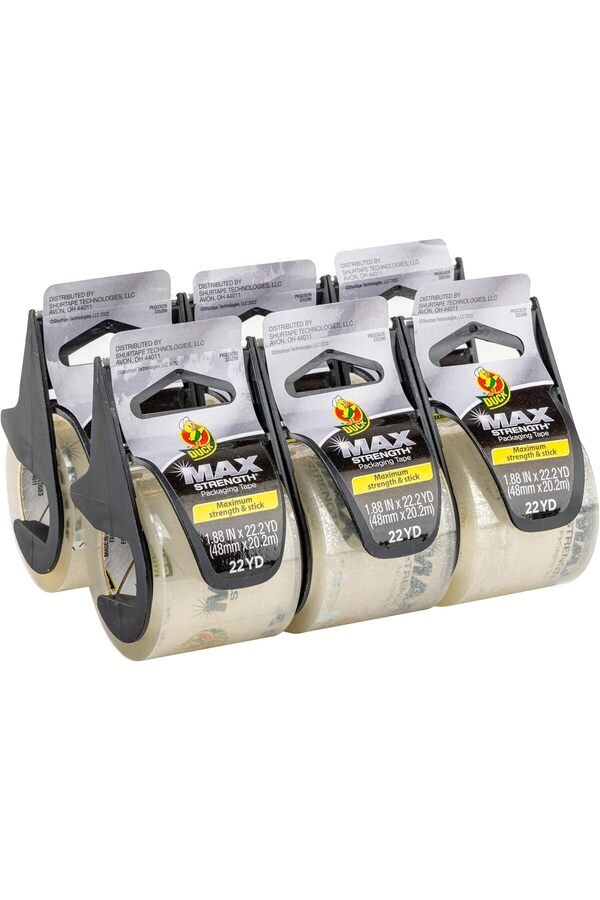 Eli̇zzashop Max Strength Paket Bandı, Dağıtıcılı, Şeffaf, 6 Adet, 4,8 Cm X 22 M, 284983 Eli̇zzashop 11