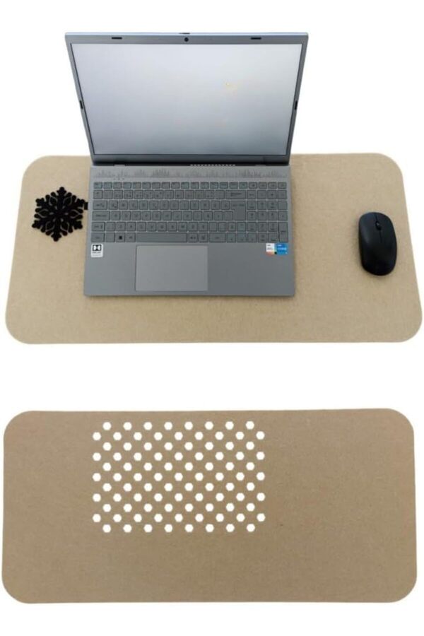 Modashi̇ne Keçe Masa Üstü Mouse Pad Ve Bi̇lgi̇sayar Düzenleyi̇ci̇ 70X32 Cm – Mat, Keçe Mat