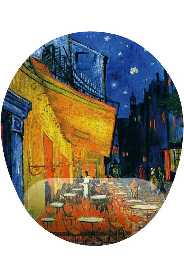 Modashi̇ne Fi̇ki̇rler Van Gogh Cafe De Terrace Bi̇lek Destekli̇ Mouse Pad Modascope 1014773