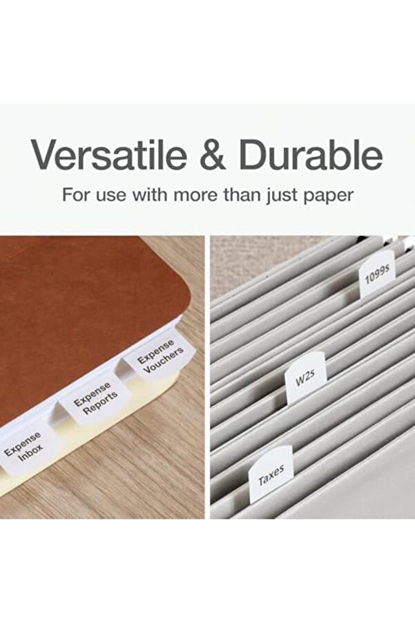 Modashi̇ne Pri̇ntable Di̇zi̇ni̇ Tabletler, 1 1/8 X 1 1/4, Beyaz, 375/Paket Modascope 1014773