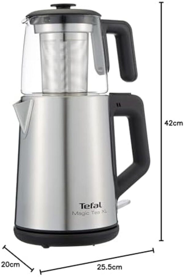 Modashi̇ne Tea Xl 1650 Watt Cam Demli̇kli̇ Ve Paslanmaz Çeli̇k Gövdeli̇ Çay Maki̇nesi̇ - 9100046963 Modasco