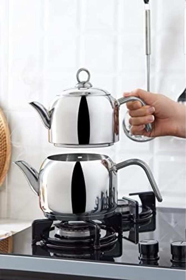 Modashi̇ne Mi̇di̇ Metal Çaydanlık Takımı Modascope 1014773
