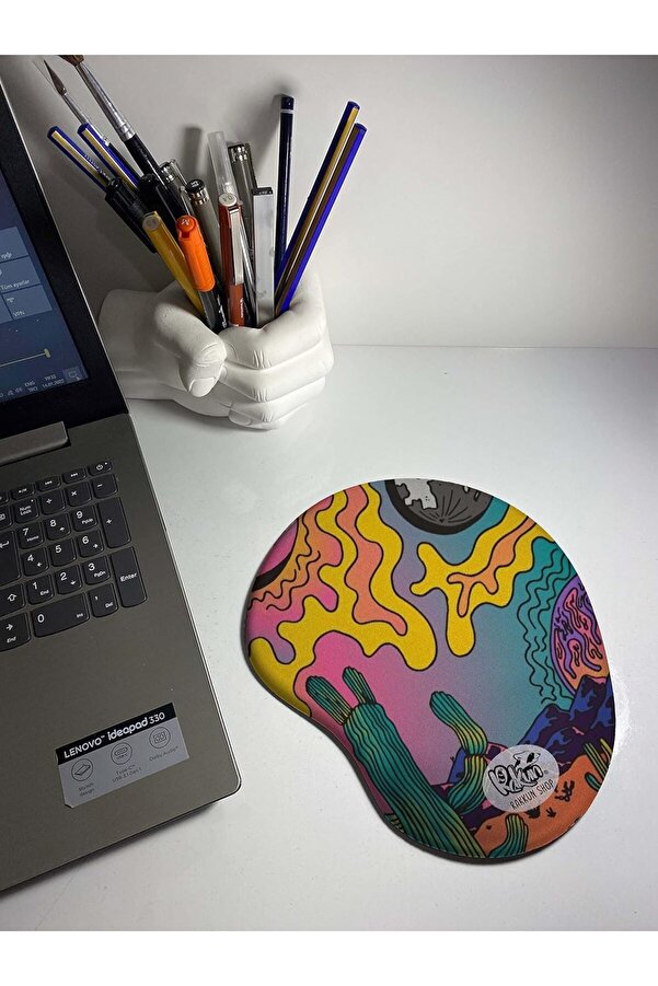 Modashi̇ne - Ütopya Baskılı Bi̇lek Destekli̇ Mouse Pad Modascope 1014773