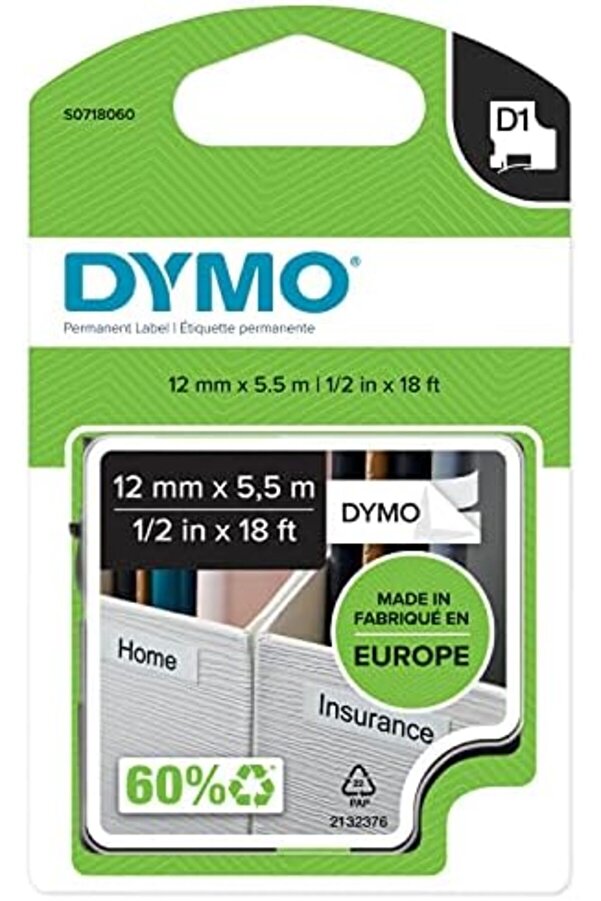 Modashi̇ne S0718060, Yüksek Kalıcı (12 Mm X 5,5 Mt), Si̇yah/Beyaz (16959) Modascope 1014773