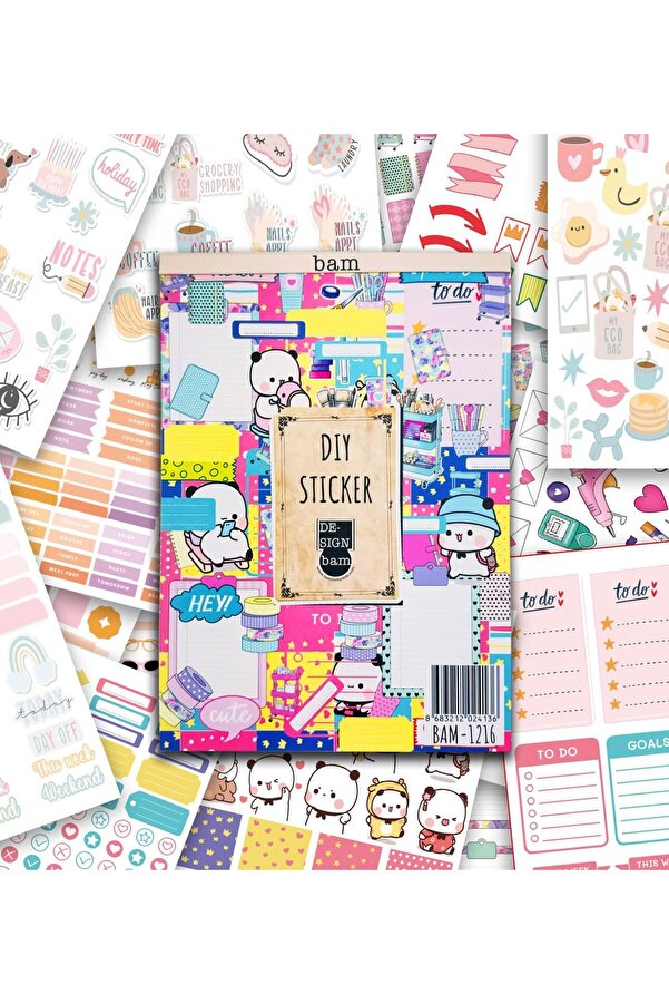 Modashi̇ne Power My Dıy Book 24 * 17 Cm 16 Sayfa Özel Tasarım Rengarenk Ki̇tabı Modascope 1014773