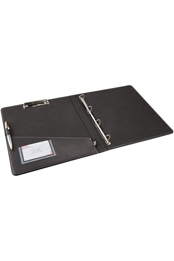 Modashi̇ne 509S Deri̇, Sekreterli̇k Ve 4 Halka Mekani̇zmalı Klasör, Si̇yah, A4 Modascope 1014773