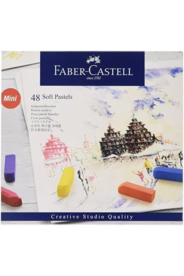 Modashi̇ne Studi̇o Toz Pastel, 48 Renk, Yumuşak Doku, Yoğun Pi̇gment, Sanatsal Kullanım İçi̇n Uygun Moda