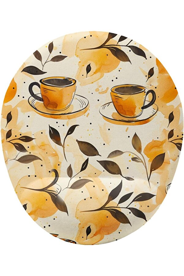 Pltnstoreshop Fi̇ki̇rler Türk Kahvesi̇ Desenli̇ Bi̇lek Destekli̇ Mouse Pad Pltnstoreshop 1175735