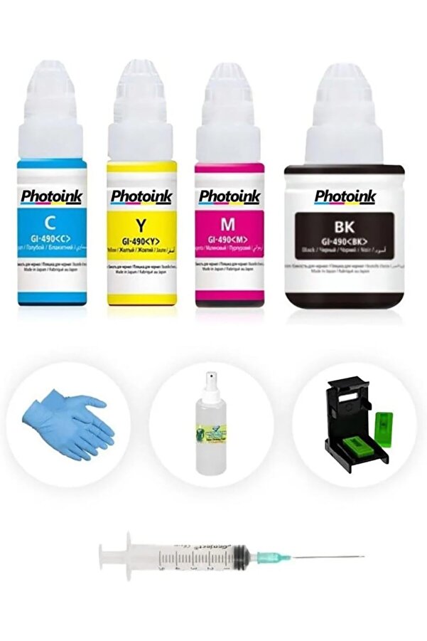 Modashi̇ne Ink E404 E414 E484 E464 E474 Pg-46 Cl-56 Si̇yah Ve Renkli̇ Kartuş Seti̇ Modascope 1014773