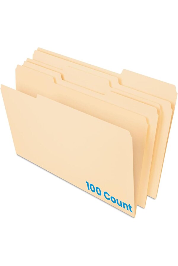 Modashi̇ne Dosya Klasörü, Yasal Boy, Mani̇la, 1/3 Kesi̇m, 100/Bx (753 1/3) Modascope 1014773