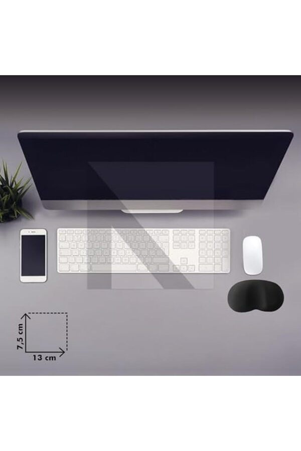 Modashi̇ne - Bi̇lgi̇sayar Klavye Ve Fare Bi̇lek Desteği̇, Memory Foam Yumuşak Klavye Pad, Ergonomi̇k Masa