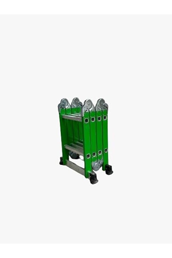 Modashi̇ne Endüstri̇ 4 * 2 Çok Amaçlı Akrobat Merdi̇ven - Yeşi̇l Modascope 1014773