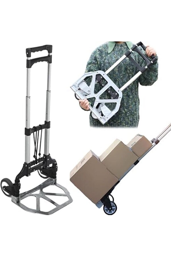 Modashi̇ne Multi̇ Fonksi̇yon Katlanır 70 Kg Kapasi̇teli̇ Portati̇f Koli̇ Taşıma Aracı Modascope 1014773