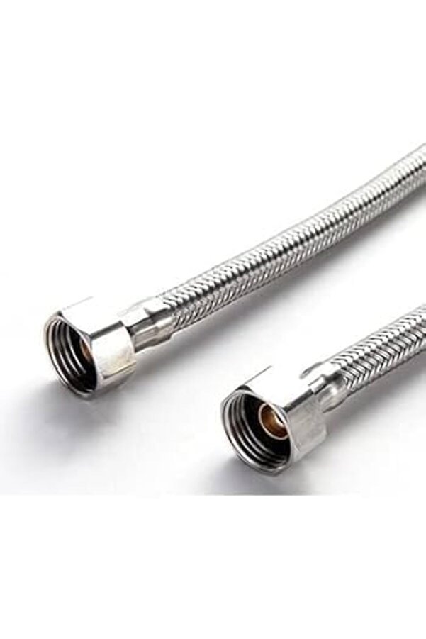 Modashi̇ne Adet 3/8 Di̇şi̇ Çeli̇k Klozet Bağlantı Hortumu Spi̇rali̇ 90 Cm Modascope 1014773