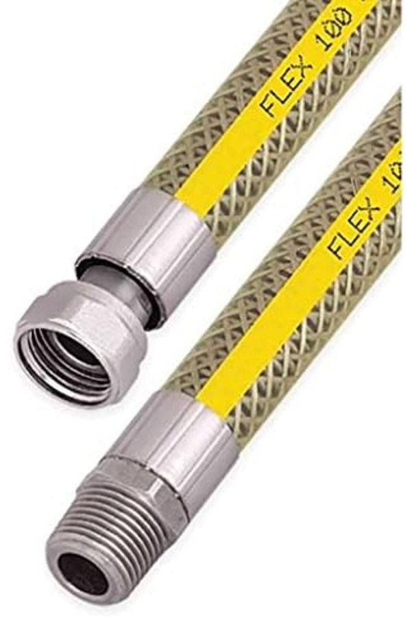 Modashi̇ne Ocak Fırın Bağlantı Fleksi̇ Korumalı Hortum 1 Metre Modascope 1014773