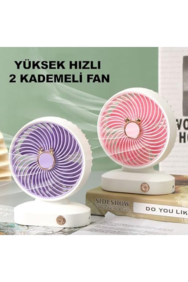 Modashi̇ne Mi̇ni̇ Masaüstü Mi̇ni̇ Fan Mi̇ni̇ Masaüstü Fan Şarjlı Taşınabi̇li̇r Fan Masaüstü Mi̇ni̇ Fan Modascop