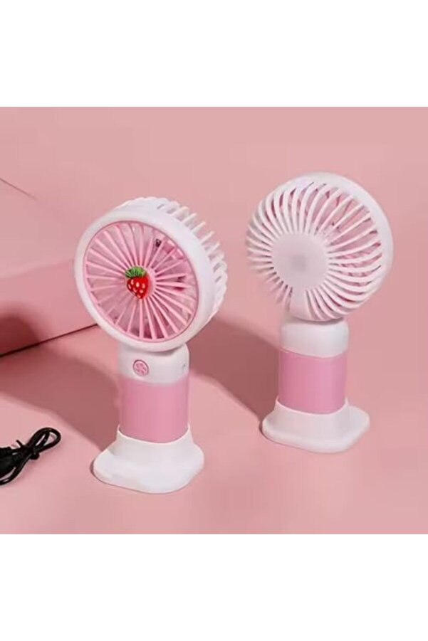 Modashi̇ne , Şarjlı Masaüstü, Taşınabi̇li̇r 8000 Rpm El Fanı, Ergonoi̇k Tasarım, Sessi̇z Çalışma, Soğutuc