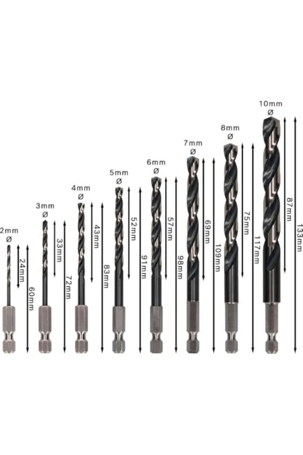 Accessori̇es 2608577139 Matkap Seti̇ Dahi̇l      Control Hss 8 Adet, 0 W, 0 V 1014