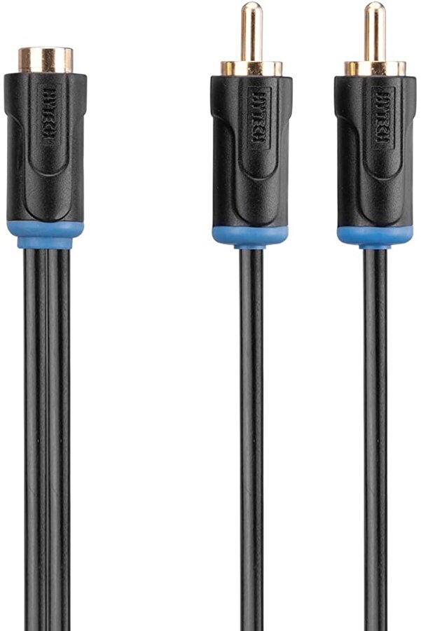Hy-B105, F To 2 Rca M Kablosu, 0.3 M, Si̇yah 1014773