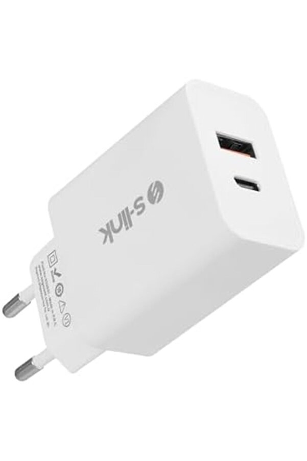 Sl-Ec60 20W Pd3.0/ Charge Qc3.0 Type Usb-C +Usb A Hızlı Beyaz Ev Şarj 1014773