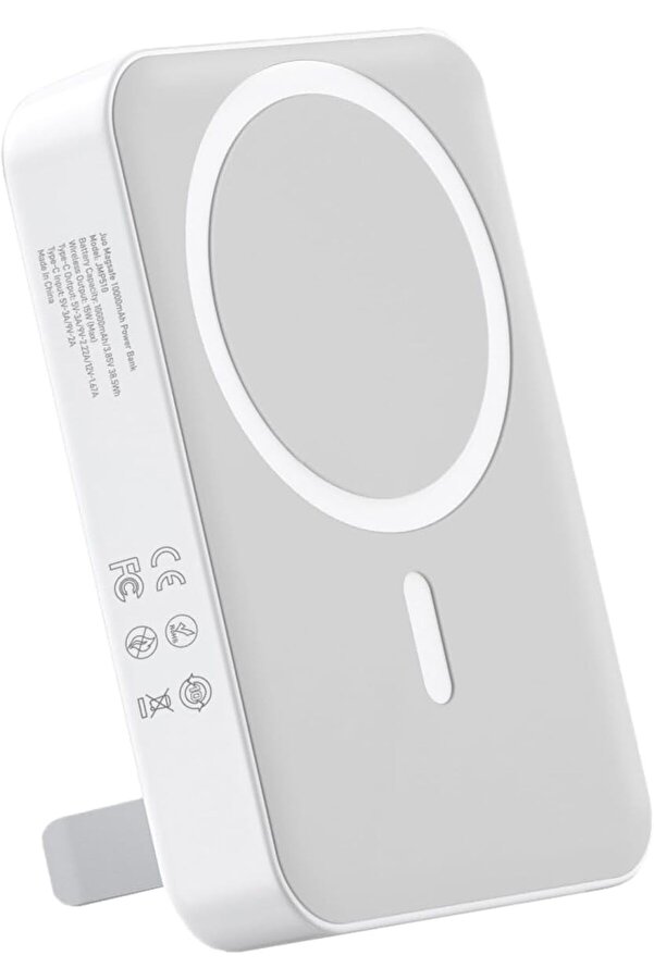 10000Mah Powerbank Pd20W Taşınabi̇li̇r Kablosuz Hızlı Şarj Ci̇hazı Beyaz 1014773