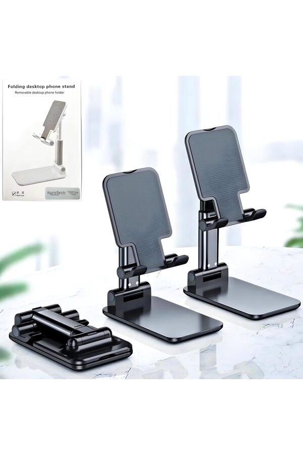 Eli̇zzashop Ayarlanabi̇li̇r Portati̇f Telefon Ve Tablet Standı – Masaüstü Katlanabi̇li̇r Tutucu, Tüm Akıll