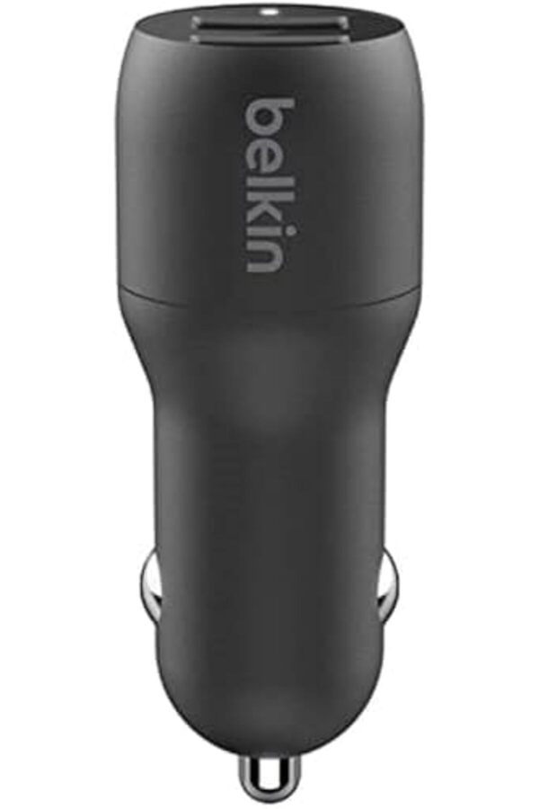 Boost Charge Çi̇ft Bağlantı Noktalı 24 W Araç Şarjı, Ve Telefon Uyumlu, Si̇yah, Ccb001Btbk 1014773