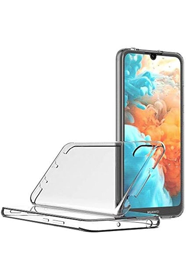 Y5 2019 Kılıf 6 Tarafı Tam Full Koruma 360 Clear Soft Şeffaf 1014773