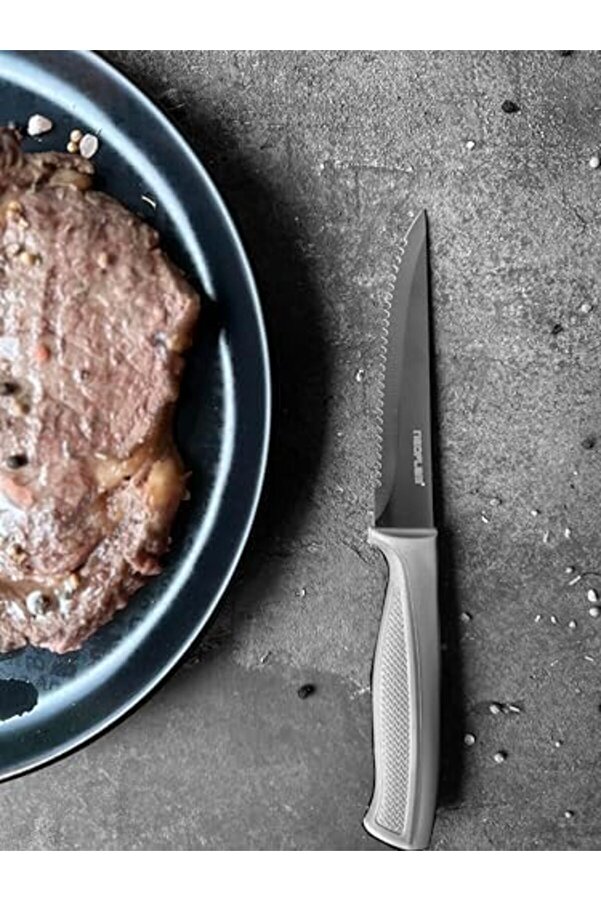 Fi̇ka Steak Bıçağı,11 Cm Gri̇ D-Neogek