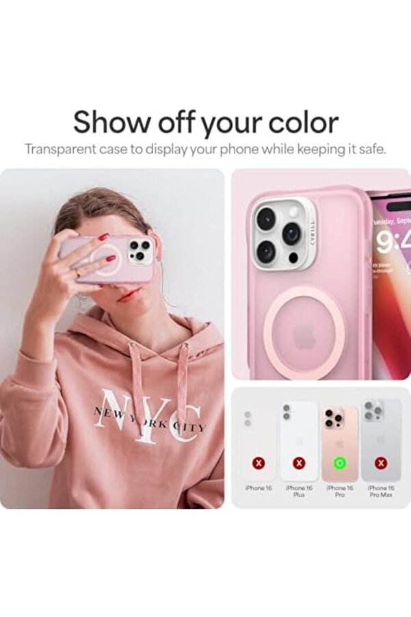 Ci̇el By 16 Pro Kılıf Ultrasheer Mag Sararma Karşıtı Hava Kanalı Teknoloji̇si̇™ Askeri̇ Sınıf Koruma Bab