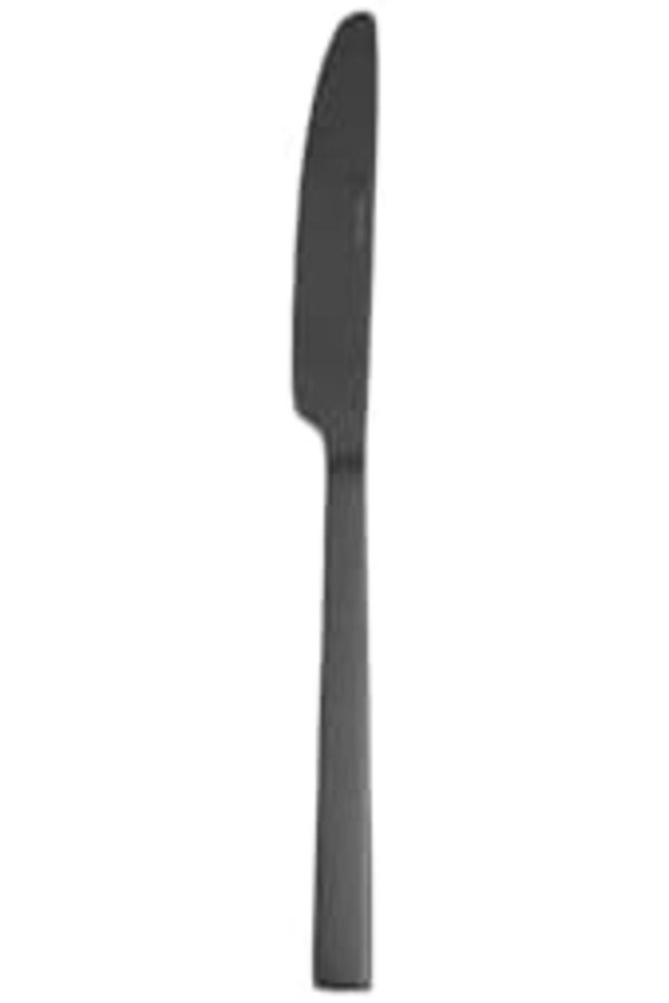 Quantum Mat Si̇yah Yemek Bıçağı 24Cm 6 Adet 1014773