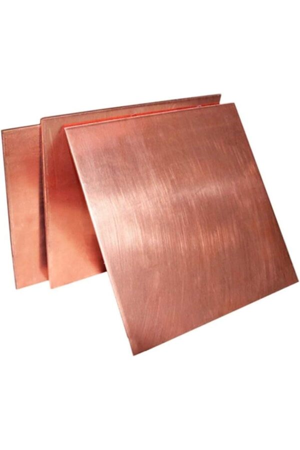 Saf Bakır Levha Plaka 10X10 Cm - 1 Adet 1014773