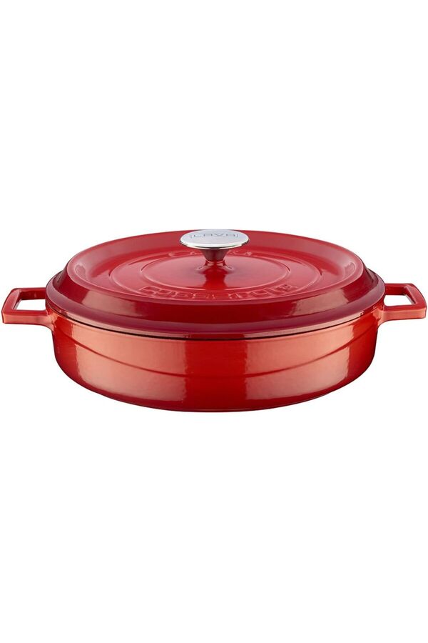 Modashi̇ne Casserole Çok Fonksi̇yonlu, 3.40 Li̇tre Lvyst28K2R, Kırmızı/Si̇yah Modascope 1014773