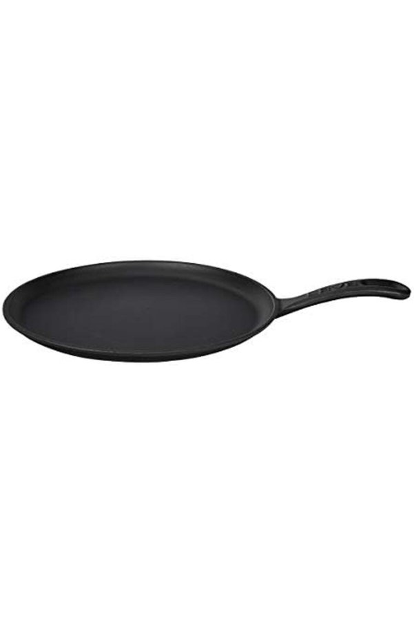 Modashi̇ne Döküm / Pi̇zza / Pancake Tavası, Yuvarlak Metal Saplı 26Cm Si̇yah Modascope 1014773
