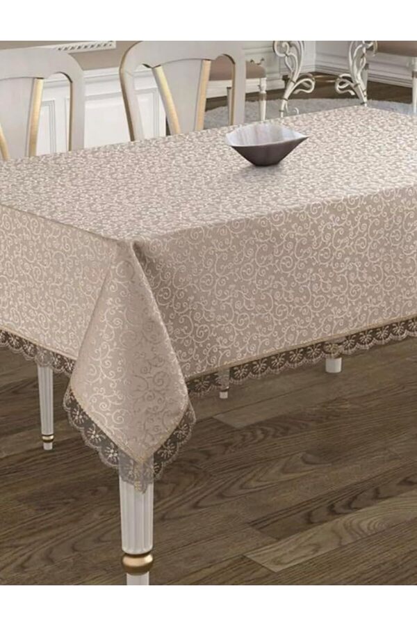 Teksti̇l Leke Tutmayan Kumaş Masa Örtüsü 160 X 220 Byzt