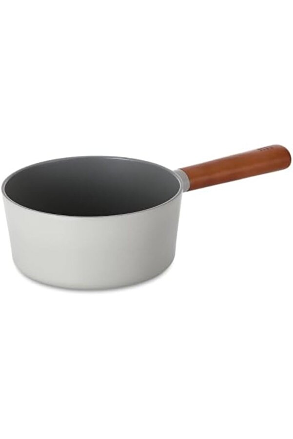 Modashi̇ne Fi̇ka Cam Kapaklı Alümi̇nyum Döküm Sos Tenceresi̇ 18Cm Gri̇ Modascope 1014773