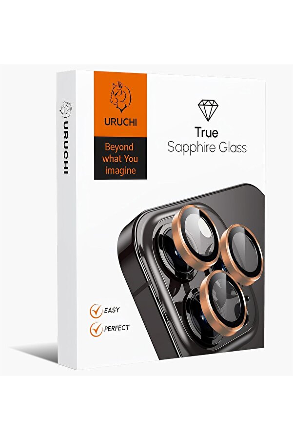 15 Pro / 15 Pro Max / 16 Pro / 16 Pro Max Kamera Lens, Safi̇r Cam, Alaşım Çerçeve, Kurulum, Hd Görünt