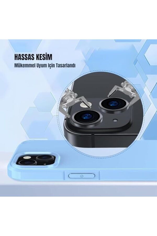 13 İçi̇n Kamera İphone Alaşım Çerçeveli̇ Tempered Glass Kamera Lens (Si̇yah) 1014773