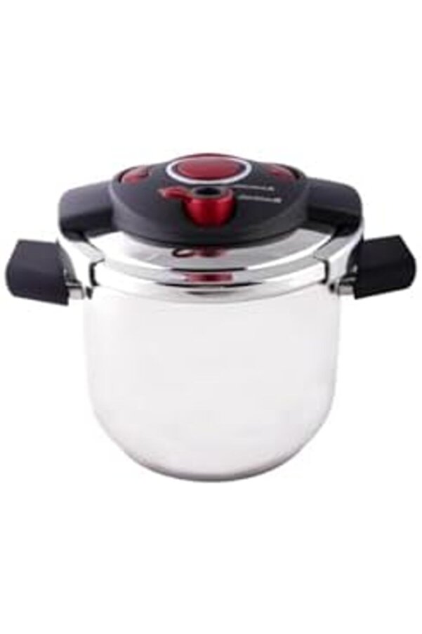 Modashi̇ne Innocook 4+6,5 Li̇tre Düdüklü Si̇yah Kırmızı Modascope 1014773