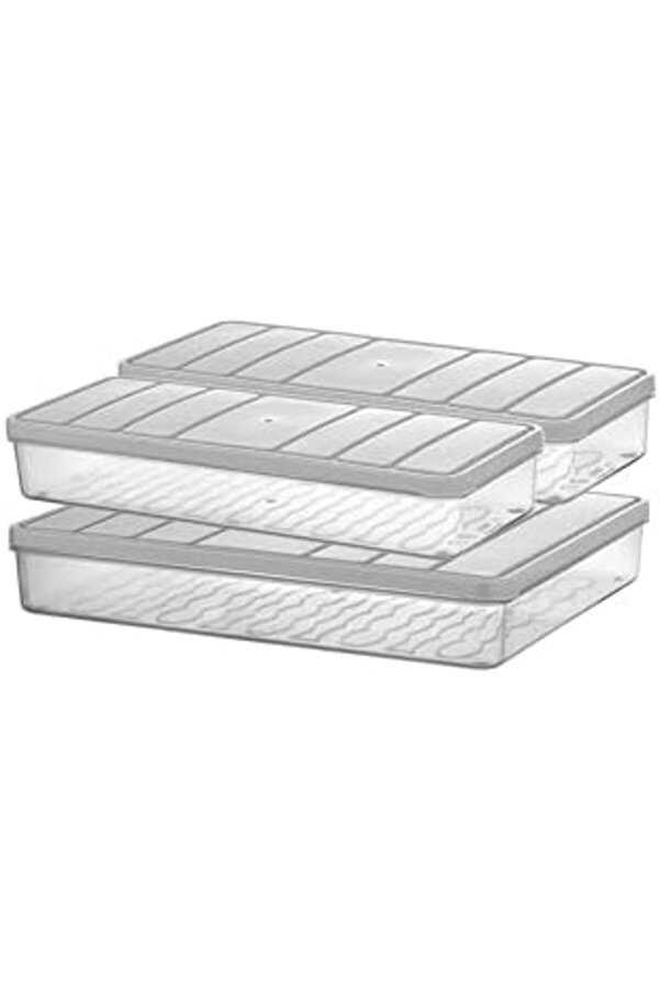 Modashi̇ne Nora 3 Lü 1 Büyük + 2 Küçük Boy Gri̇ Modascope 1014773