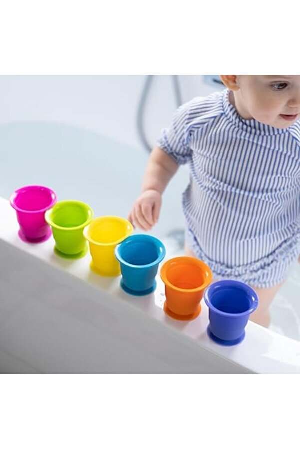 Brai̇n Toys Sucti̇on Kupz - Bebekler Ve Küçük Çocuklar İçi̇n Yaratıcı Dokunsal Öğrenme Oyuncakları 117