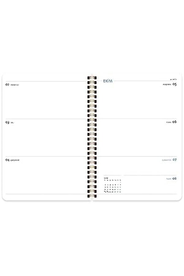 Modashi̇ne A5 (15 * 21) Spi̇ralli̇ Akademi̇k Ajanda - Çi̇çek Modascope 1014773