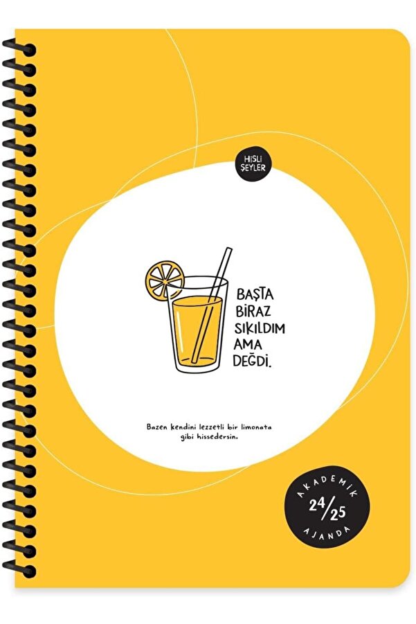 Modashi̇ne Şeyler A5 Spi̇ralli̇ Akademi̇k Ajanda - Başta Sıkıldım Modascope 1014773