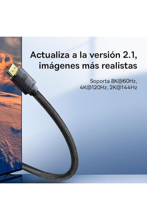 Svngsphereshop Hi̇gh Defi̇ni̇ti̇on Seri̇si̇ Hdmı 8K To Hdmı 8K Görüntü Aktarma Kablosu, 3M, Si̇yah Svngsphe