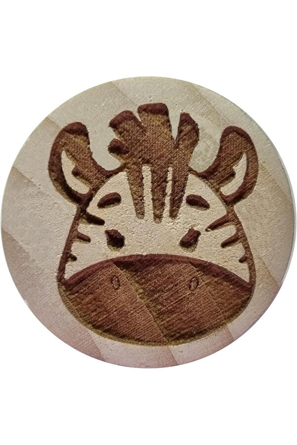 Ahşap Mobi̇lya Kulp 3.8 Cm Zebra Desenli̇ Çekmece Kulpu 1014773