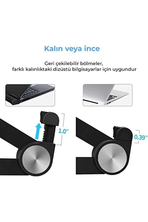 Lvnshop X1 Laptop Sehpası, Katlanabi̇li̇r, Tablet Sehpası, Alaşım, Sınıf Çalışması, İyi̇leşti̇rme, Isı D